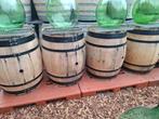Bourgogne wijnton 228l met zwarte banden en 88cm hoogte!, Tuin en Terras, Regentonnen, Ophalen, Zo goed als nieuw