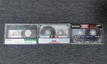 35 cassettes audio Sony, TDK, Maxell, BASF etc. beschikbaar voor biedingen