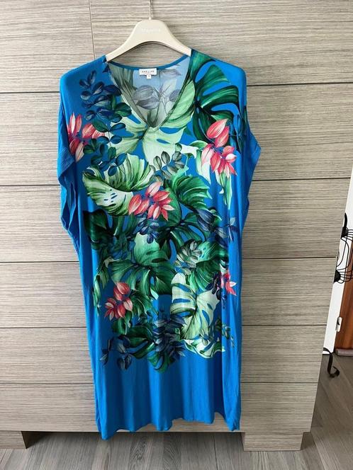 Prachtige jurk Améline by Mayerline M => XL, Kleding | Dames, Jurken, Zo goed als nieuw, Maat 42/44 (L), Blauw, Onder de knie