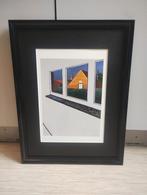 Roger Raveel uitkijk met Machelen kerk, Antiek en Kunst, Kunst | Schilderijen | Modern, Ophalen of Verzenden