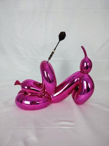 Grappige Darts Dog  , Metallic Fuchsia  beschikbaar voor biedingen