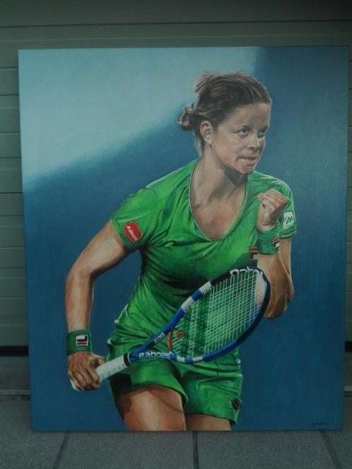 EIGEN OLIEVERFSCHILDERIJ KIM CLIJSTERD IN ACTIE, Antiek en Kunst, Kunst | Schilderijen | Klassiek, Ophalen