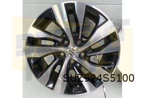 Suzuki SX4-Cross velg alu. (6.5J x 17") black / polished (9/, Auto-onderdelen, Banden en Velgen, Band(en), 17 inch, Personenwagen