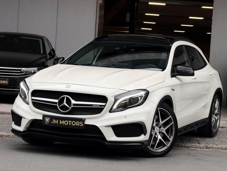 Mercedes GLA 45 AMG 4Matic Edition, Auto's, Mercedes-Benz, Bedrijf, GLA, Benzine, Euro 6, 5 deurs, Automaat, Wit, Ophalen