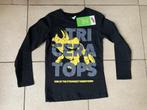 Nieuwe zwarte longsleeve Dinosaurus - Maat 110, Kinderen en Baby's, Kinderkleding | Maat 110, Ophalen of Verzenden, Nieuw, Jongen