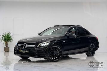 Mercedes-Benz C-Klasse 43 AMG 4Matic 9G-TRONIC! Facelift, Bu, Autos, Cuir, Capteur de lumière, Achat, 4 portes