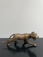 Tigre en bronze antique *RARE*, Antiquités & Art, Bronze, Enlèvement ou Envoi