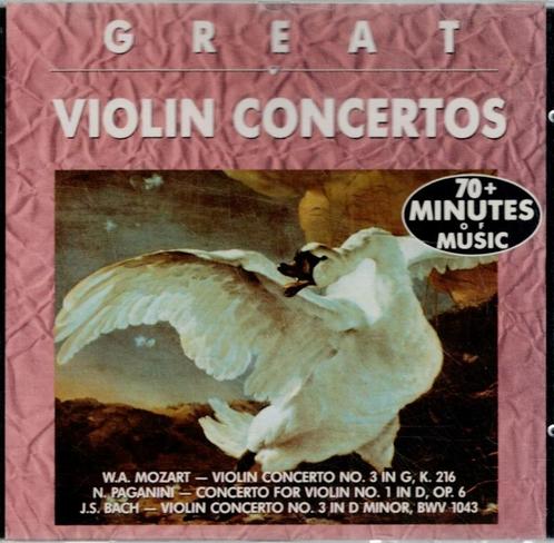 cd    /    Great Violin Concertos, CD & DVD, CD | Autres CD, Enlèvement ou Envoi