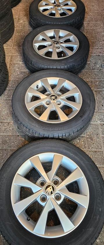 14 inch Skoda Citigo Velgenset 4x100 Hankook 5-6mm  beschikbaar voor biedingen
