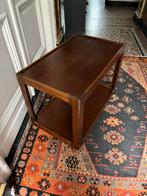 AUTHENTIEKE VINTAGE TROLLEY DEENS SCANDI TEAK BIJZETTAFEL, Ophalen of Verzenden, Zo goed als nieuw, Hout