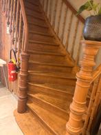 Massief houten trap, Doe-het-zelf en Bouw, Ophalen, Zo goed als nieuw, Trap