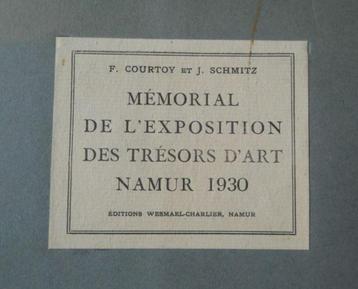 Mémorial de l'exposition des Trésors d'Art Namur 1930 beschikbaar voor biedingen
