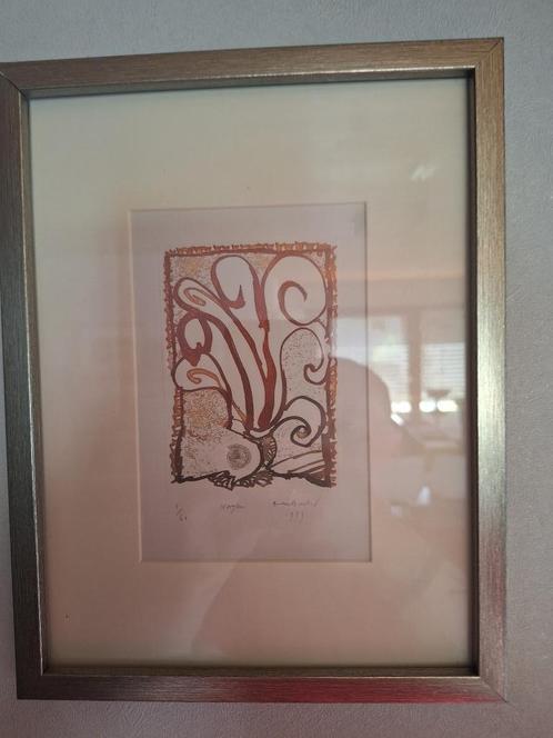 Alechinsky kunstkaart, Antiek en Kunst, Kunst | Litho's en Zeefdrukken, Ophalen
