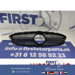 W205 C205 C43 AMG DIAMOND GRIL ZWART Mercedes C Klasse 2014-, Auto-onderdelen, Ophalen of Verzenden, Gebruikt, Mercedes-Benz