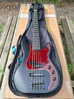 Harley Benton P/J met upgrades en gigbag, Muziek en Instrumenten, Ophalen of Verzenden, Zo goed als nieuw, Elektrisch, 5-snarig
