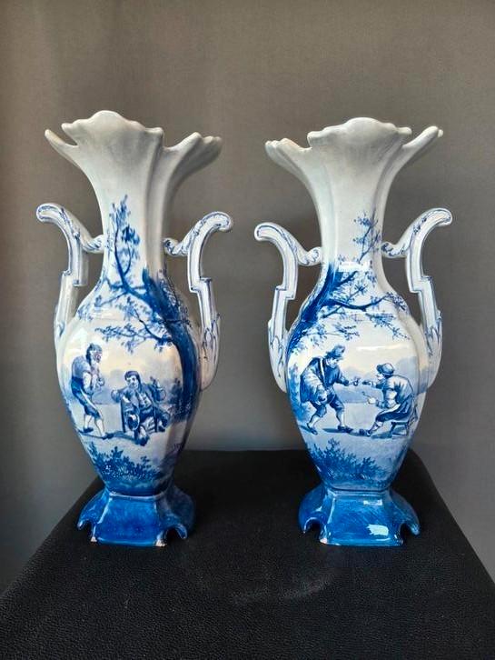 Delfts blauw 19de eeuw, Antiek en Kunst, Antiek | Vazen, Ophalen of Verzenden