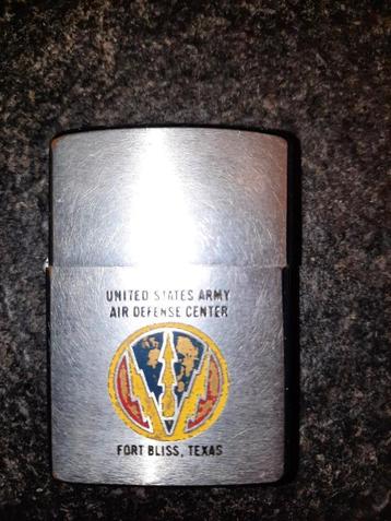 ZIPPO UNITED STATES ARMY AIR DEFENCE CENTER FORT BLISSS beschikbaar voor biedingen