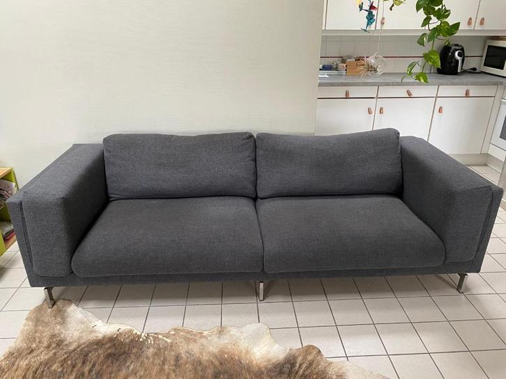 Ikea Nockeby zetel (3-zit), Huis en Inrichting, Zetels | Zetels, Gebruikt, Rechte bank, Driepersoons, 200 tot 250 cm, 75 tot 100 cm