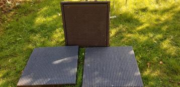 Onderdelen ligzetel, zetelbed rotan wicker beschikbaar voor biedingen