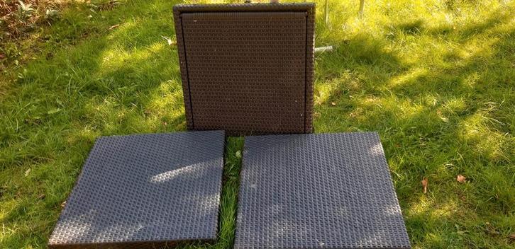 Onderdelen ligzetel, zetelbed rotan wicker, Tuin en Terras, Tuinmeubel-accessoires, Gebruikt, Ophalen