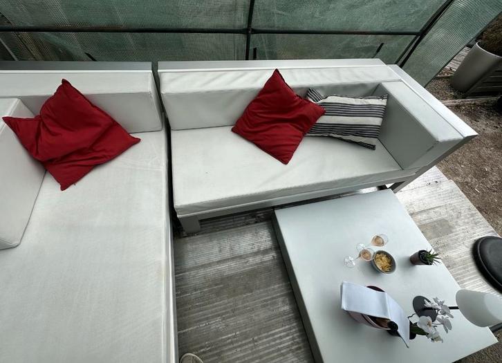 Luxe tuinlonge Gandia Blasco, Tuin en Terras, Tuinmeubel-accessoires, Gebruikt, Ophalen