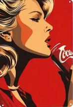 Reclamebord vintage Coca Cola (3) - mancave poolhouse nieuw, Ophalen of Verzenden, Nieuw, Reclamebord