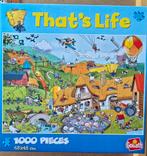 Puzzel That's Life - 1000 stukken, Hobby en Vrije tijd, Ophalen, 500 t/m 1500 stukjes, Zo goed als nieuw, Legpuzzel