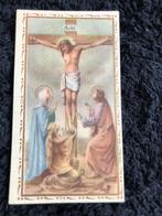Carte de prière dévotionnelle Jésus sur la croix P707, Comme neuf, Carte ou Gravure, Enlèvement ou Envoi, Christianisme | Catholique
