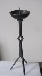 Metalen kaarshouder met pin, Gebruikt, 25 tot 50 cm, Ophalen of Verzenden, Metaal