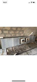 Volledig uitgefreesde dubbele lavabo in arduinblad, Maison & Meubles, Cuisine | Ustensiles de cuisine, Enlèvement, Comme neuf