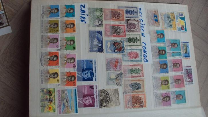 lot postzegels Katanga Belgisch Congo in album etc, Postzegels en Munten, Postzegels | Europa | België, Ophalen of Verzenden