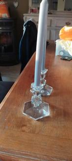 antiek kristal kandelaar, Antiek en Kunst, Ophalen of Verzenden, Kristal