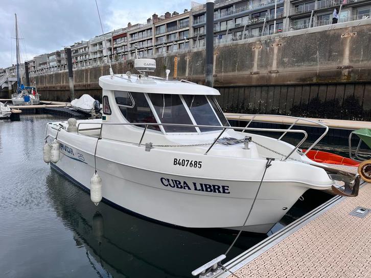 Arvor 250 Visboot, Watersport en Boten, Motorboten en Motorjachten, Gebruikt, Polyester, 6 tot 9 meter, Diesel, Binnenboordmotor