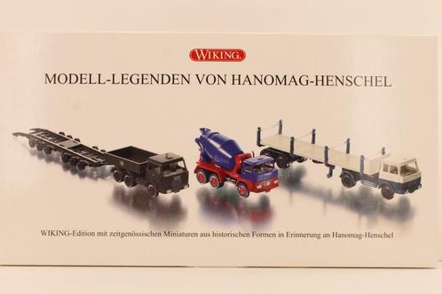 Wiking Hanomag-Henschel — set de 3 véhicules 1/87, Hobby & Loisirs créatifs, Voitures miniatures | 1:87, Comme neuf, Bus ou Camion