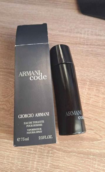Parfum armani code, Handtassen en Accessoires, Uiterlijk | Parfum, Zo goed als nieuw