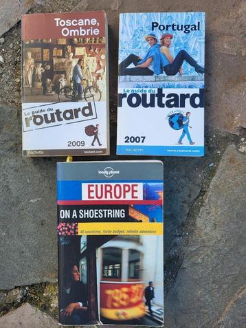 Guide de voyage LP Europe et routard portugal Toscane disponible aux enchères