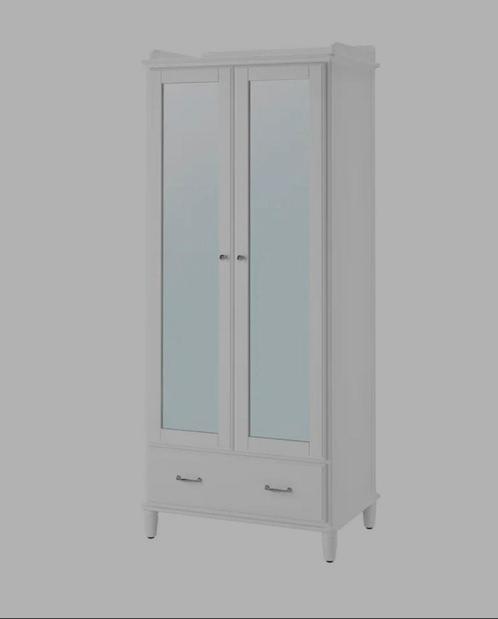 TYSSEDAL ikea  Armoire, blanc/miroir, 88x58x208 cm, Huis en Inrichting, Kasten | Kleerkasten, Zo goed als nieuw, 200 cm of meer