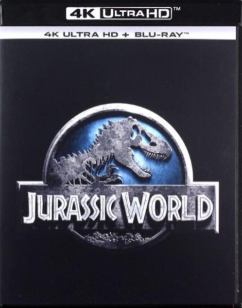 Jurassic World 4K Ultra HD + Blu In prima staat, Cd's en Dvd's, Blu-ray, Zo goed als nieuw, Actie, Ophalen of Verzenden