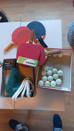 Tafeltennis set net balletjes en 5 palletten, Ophalen, Zo goed als nieuw