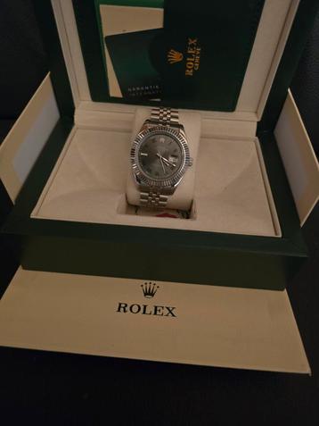 Rolex date juste edition limitées Wimbeldon bracelet jubilé 