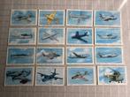 16 zeer raar chromos prenten vliegtuigen  van VERIGOUD, Ophalen of Verzenden, Gebruikt