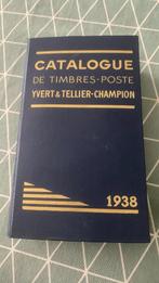 Yvert&tellier catalogus jaar 1938 BIEDEN, Ophalen of Verzenden, Zo goed als nieuw, Catalogus