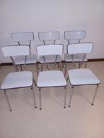 Vintage stoelen jaren 60, Ophalen, Gebruikt, Metaal, Vijf, Zes of meer stoelen