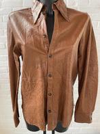 Ongedr leder blouse Zadig & Voltaire, cuir froisse, mt 38, Maat 38/40 (M), Zadig & Voltaire, Bruin, Verzenden