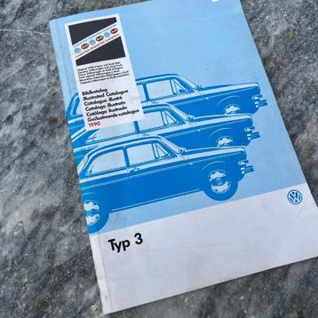 VW Type 3 Geïllustreerde onderdelencatalogus 90 NOS beschikbaar voor biedingen