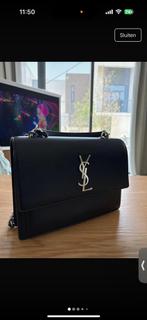 Sac à main YSL Sunset Medium noir, Enlèvement, Comme neuf, Noir
