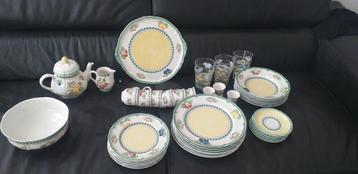 Service de vaisselle Villeroy & Boch French Garden 44 pièces, Enlèvement ou Envoi