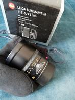 Objectif Leica Summarit M 75 mm 1:2,5, comme neuf, Comme neuf, Lentille standard, Enlèvement ou Envoi