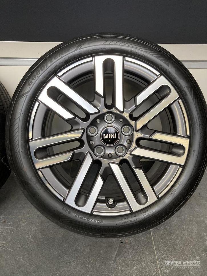 17” originele Mini Cooper E SE J01 velgen + banden 5x112, Auto-onderdelen, Banden en Velgen, Banden en Velgen, Zomerbanden, 17 inch