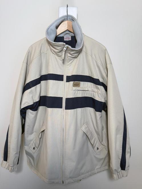 OXBOW ski / snowboard jas in het beige - crème - blauw / L, Kleding | Heren, Jassen | Winter, Gedragen, Maat 52/54 (L), Beige